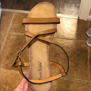 Brown sandles